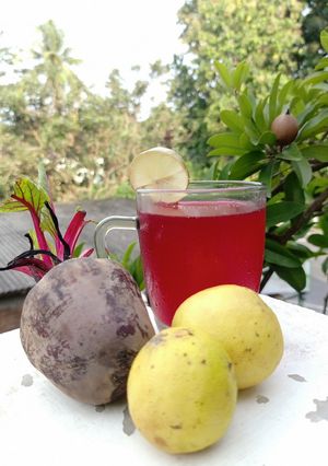 Foto resep Jus Bit Jeruk Nipis (Menaikkan Hb)