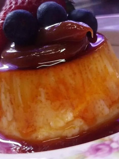 Una foto de Flan casero con leche condensada
