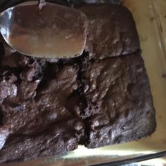 A picture of My Trial & Error Brownies.