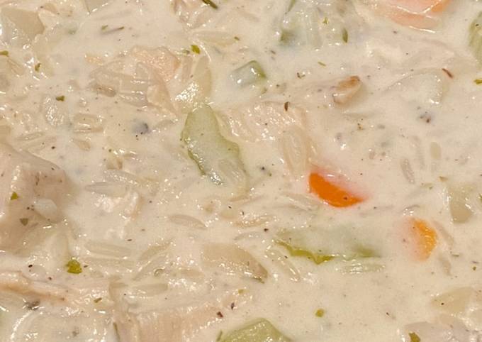 Recipe of Any-night-of-the-week Creamy chicken and rice soup