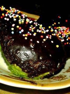 Foto resep Bolu kukus pandan coklat