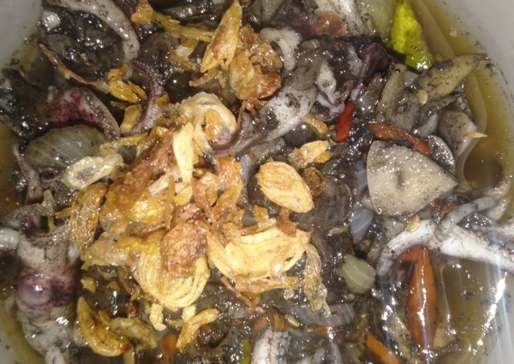 Resep Cumi Hitam ala Ginong Anti Gagal