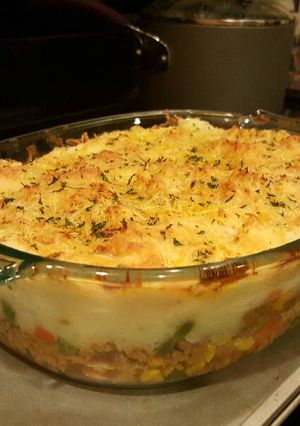 A picture of Shepherd's pie.