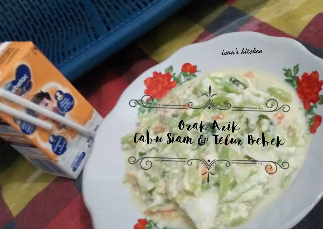 Orak Arik Labu Siam & Telur Bebek (MPASI 14m+)