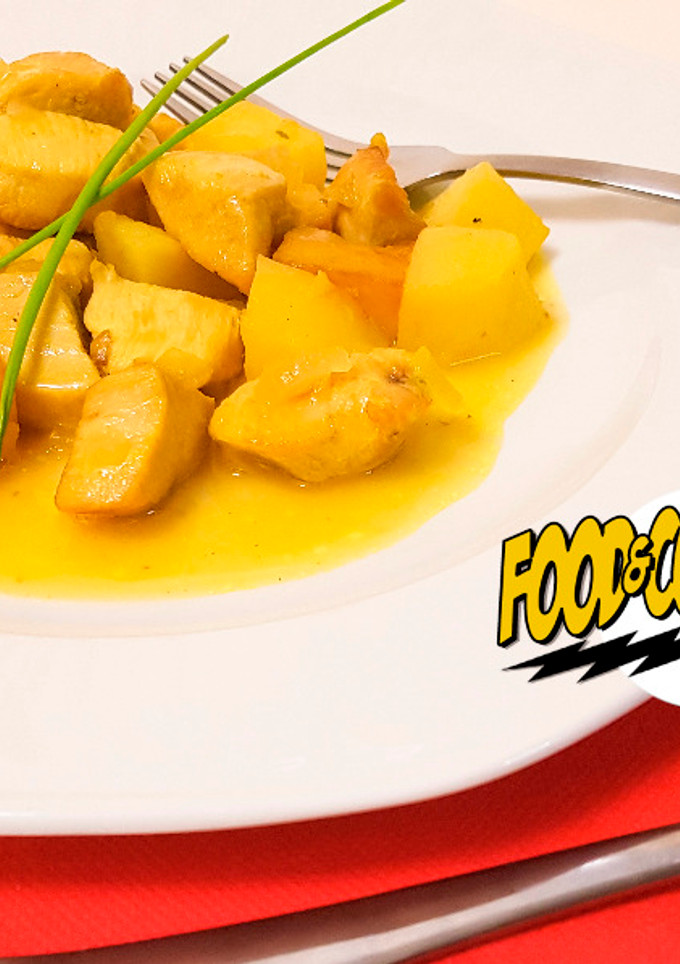 Una foto de Pollo y Patatas al Limón