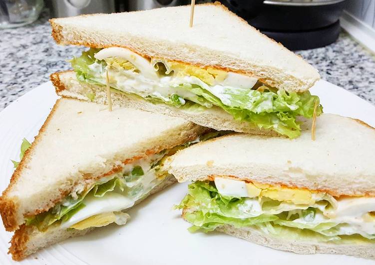Sandwich telur sehat simple