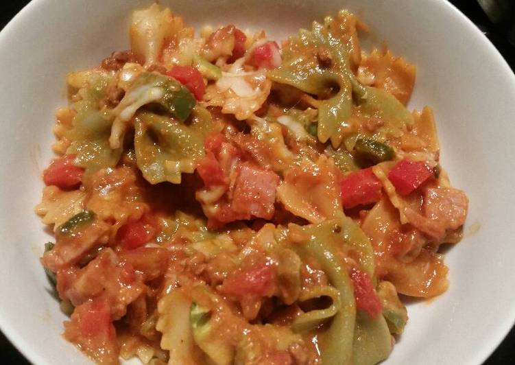 Simple Ways To Keep Your Sanity While You Baked Farfalle w/ Ham &amp; Meat Sauce