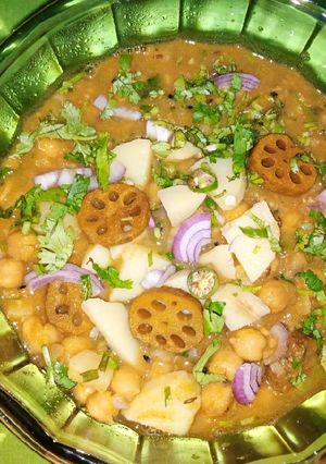 A picture of Multani Chaat.