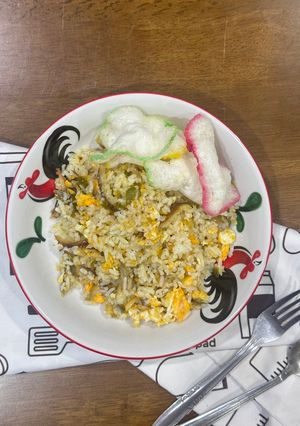 Foto resep Nasi Goreng Ikan Suwir Cabe Ijo