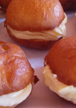 Una foto de Bollos de crema