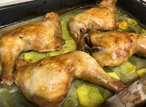 Foto principal de Muslos de pollo al horno