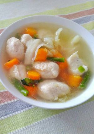 Foto resep Sop Bakso Bola Ayam