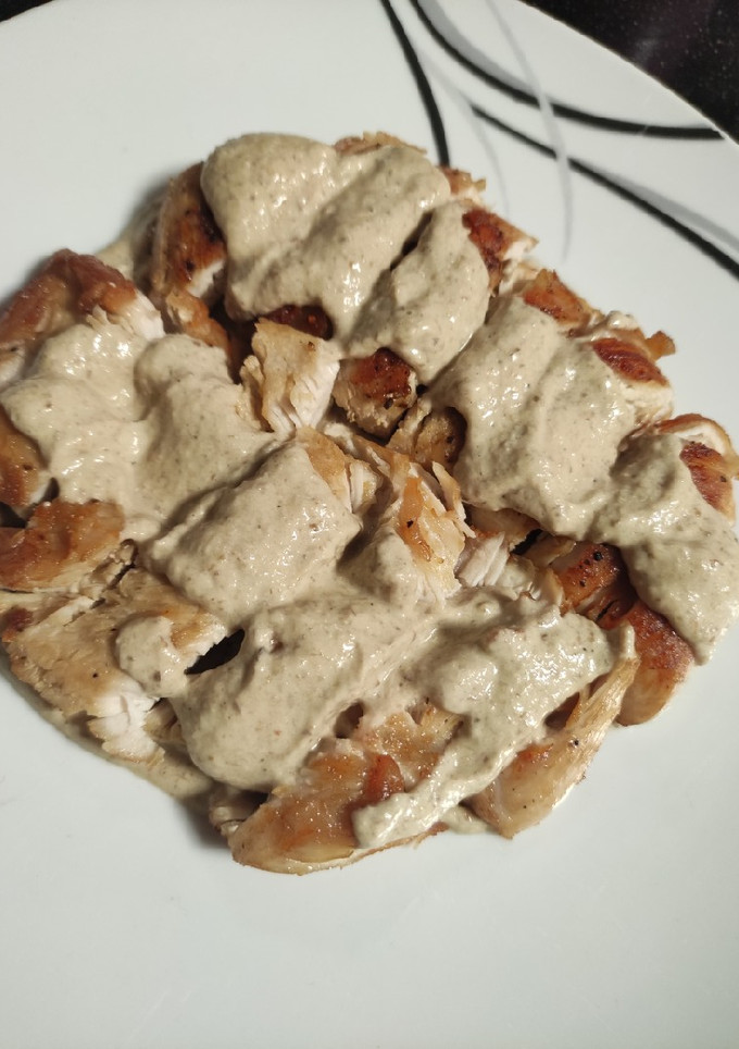 Una foto de Solomillo de pavo con salsa de boletus