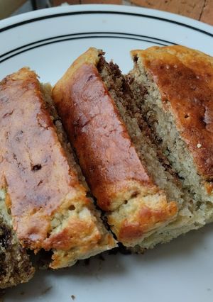 Una foto de Budín🍮 choco🍫 banana🍌 limón🍋 vegano