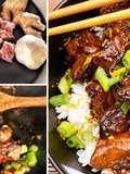 Spicy Orange Miyazakigyu Wagyu Beef Cubes and Jasmine Rice