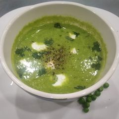 A picture of Green Peas Soup (Shorba).