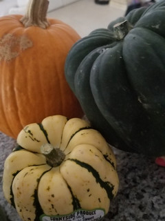 A picture of Savory Squash Bowls.