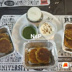 A picture of Aaloo Pyaaz Tikki.