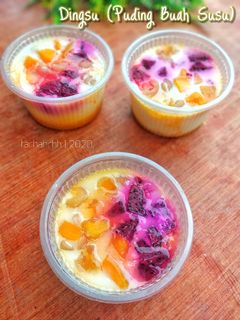 Foto resep Dingsu ahh... (Puding Susu Buah)