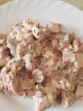 Pechugas carbonara