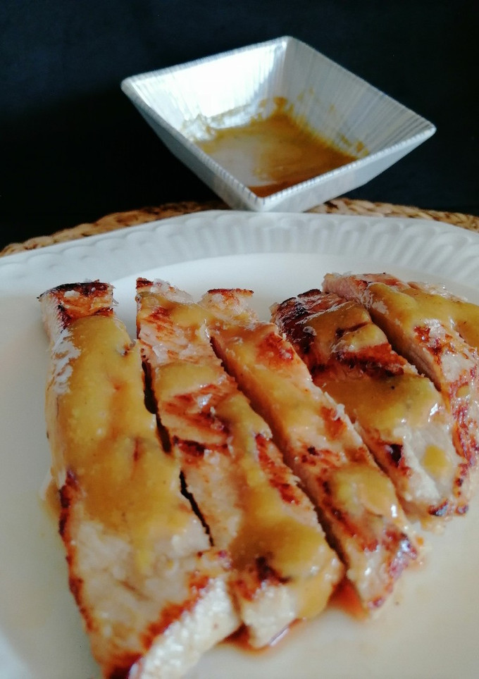 Una foto de Secreto ibérico con salsa de cerveza