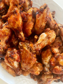Una foto de Las alitas de pollo
