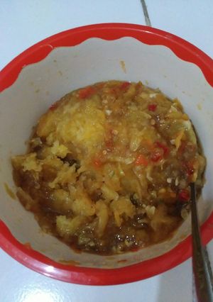 Foto resep Es rujak petis pedas