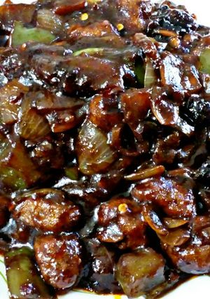 A picture of Chilli Soyabean.
