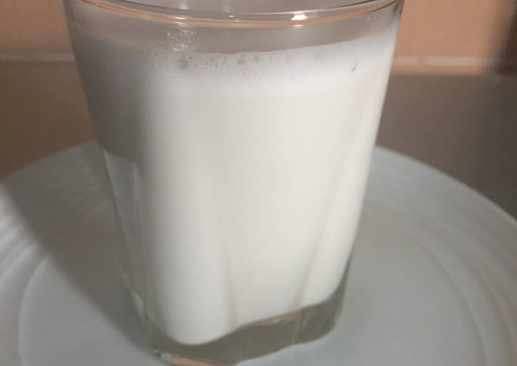 Recipe of Super Quick Homemade Pure Unsweetened Coconut drink