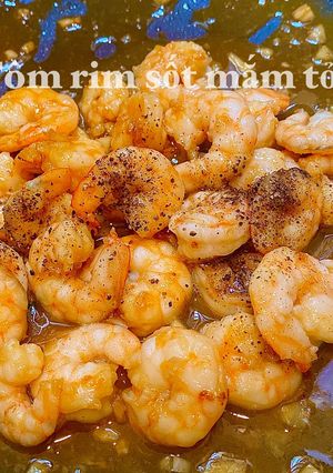 Hình của món 🦐Tôm rim sốt mắm tỏi.