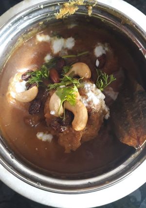 A picture of Lauki kofta.