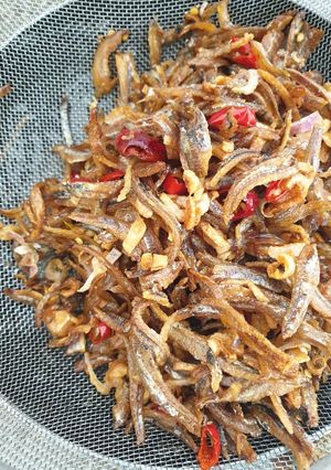 Foto resep Teri goreng cabe