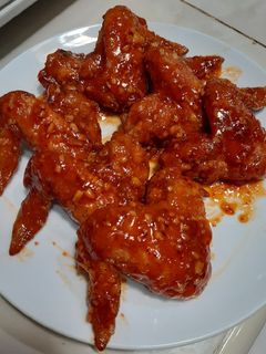 Foto resep Spicy honey chicken wings