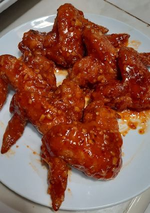 Foto resep Spicy honey chicken wings