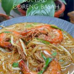 A picture of Kuetiau goreng basah.