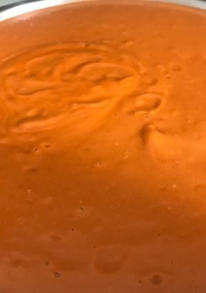 Una foto de Salmorejo con Monsieur Cuisine