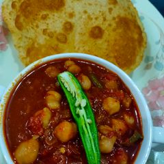 A picture of Punjabi Chhole Masala - Restaurant style.