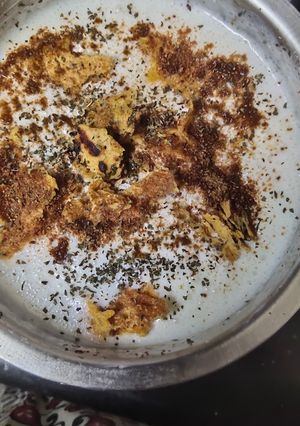 A picture of Besan chila Raita.