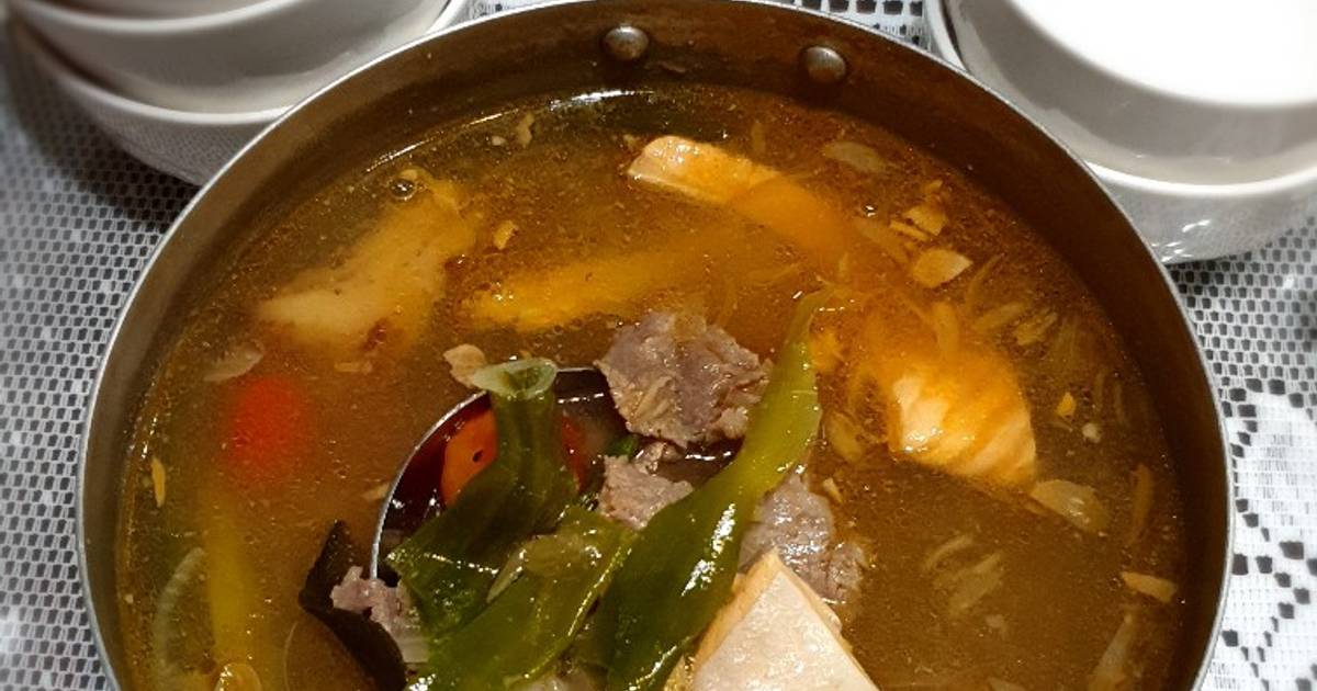 12 resep salmon belly soup enak dan mudah Cookpad