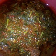 A picture of Vegetable soup.