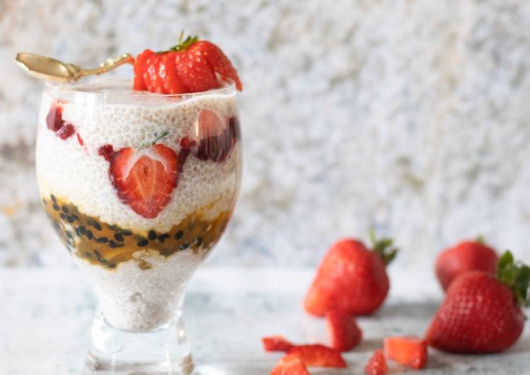 Steps to Make Perfect Overnight soaked Chia pudding
