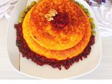 ته چین گوشت و اسفناج
