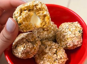 Una foto de Croquetas de Calabaza, Cebolla y Quinoa
