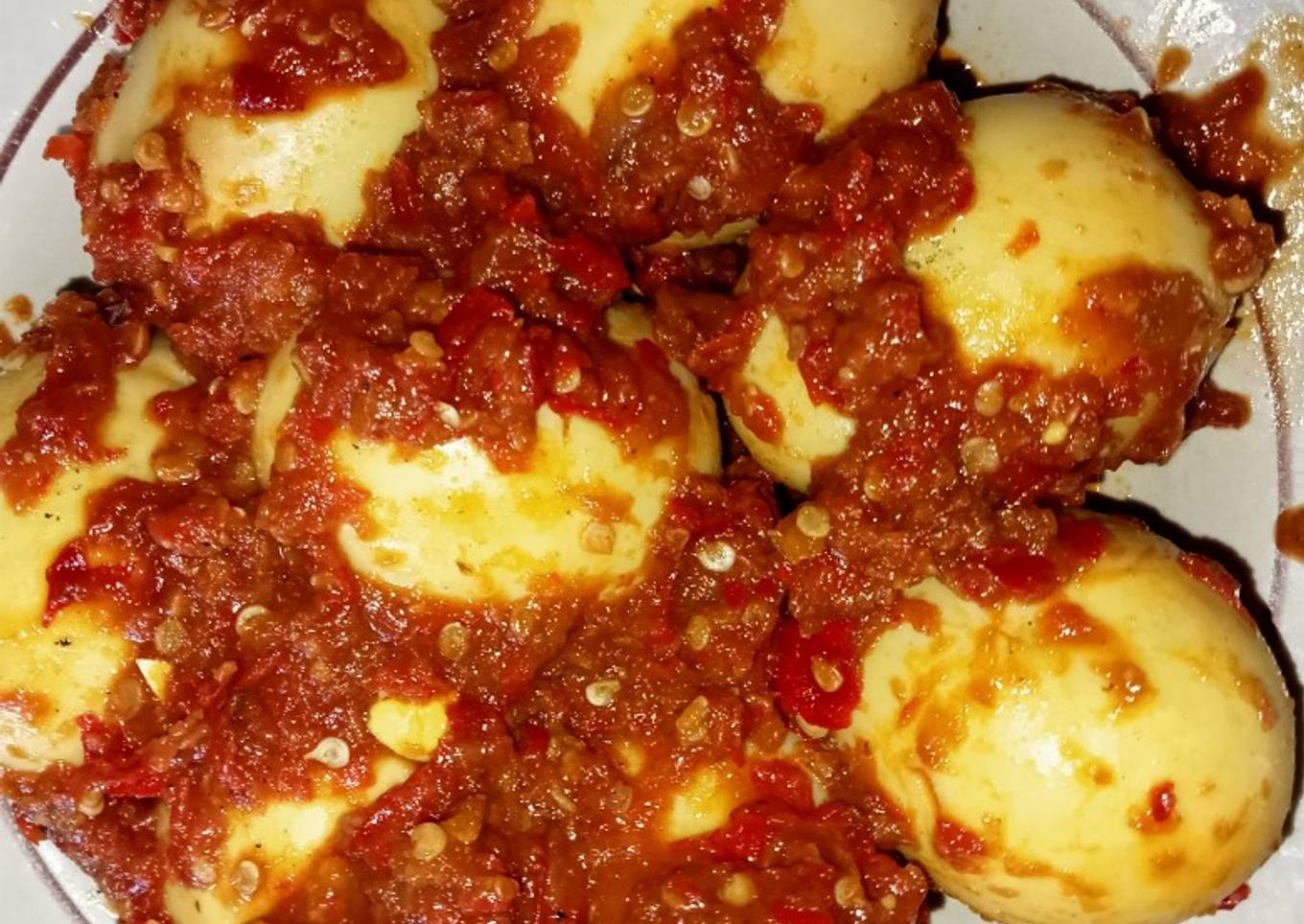 Telur balado ala riana
