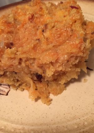 A picture of Easy Semolina Apple Cake.