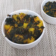 A picture of Methi Aloo Ki Sabzi.