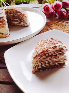 Foto resep Mille Crepes Cokelat praktis & mudah