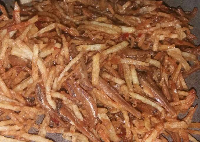 Resep Sambal goreng kering kentang teri oleh amyrahmi ...