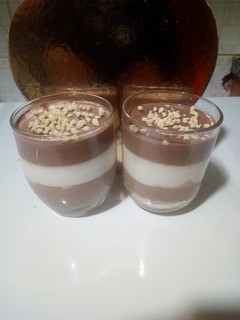 Una foto de Receta saludable Copa 3 chocolates apto para diabéticos