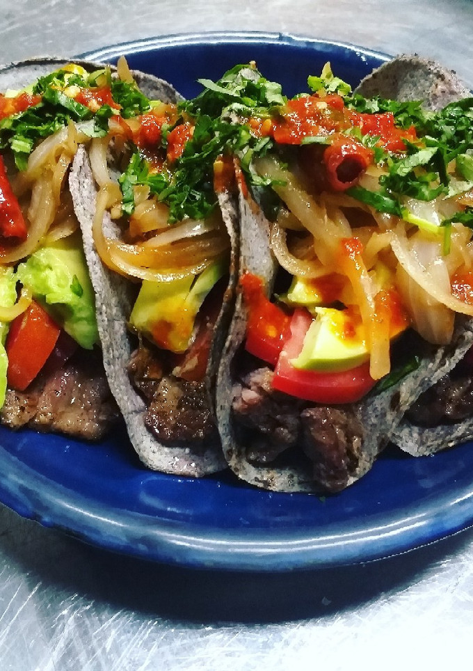 Una foto de Tacos de cecina